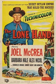 The Lone Hand (1953) afişi
