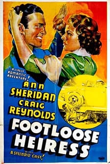 The Footloose Heiress (1937) afişi