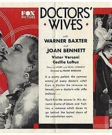 Doctors' Wives (1931) afişi