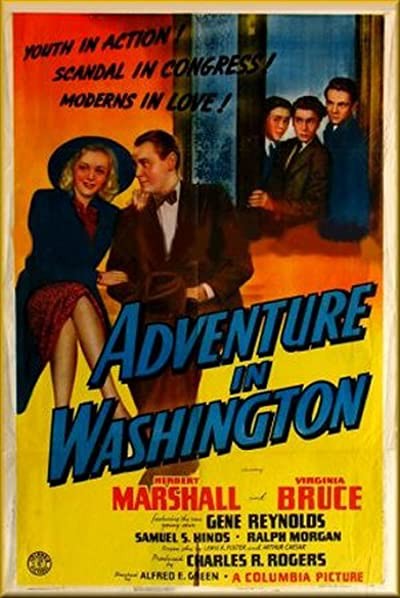 Adventure In Washington (1941) afişi