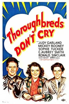 Thoroughbreds Don't Cry (1937) afişi