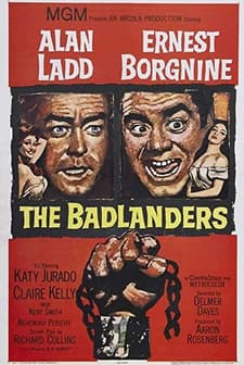 The Badlanders (1958) afişi