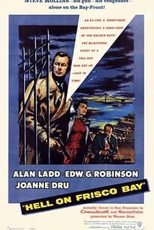 Hell On Frisco Bay (1955) afişi