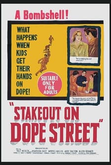 Stakeout On Dope Street (1958) afişi