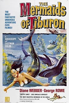 Mermaids Of Tiburon (1962) afişi