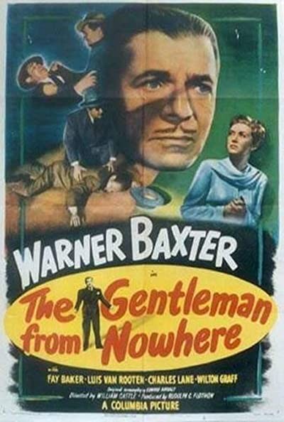 The Gentleman From Nowhere (1948) afişi