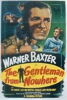 The Gentleman From Nowhere (1948) afişi