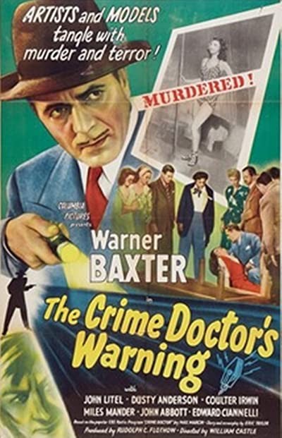 The Crime Doctor's Warning (1945) afişi