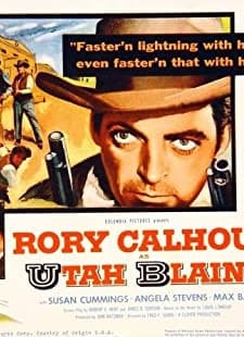 Utah Blaine (1957) afişi