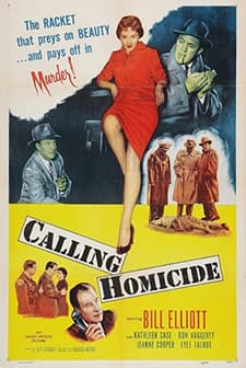 Calling Homicide (1956) afişi