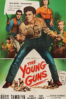 The Young Guns (1956) afişi
