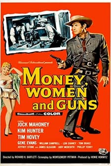 Money, Women And Guns (1958) afişi
