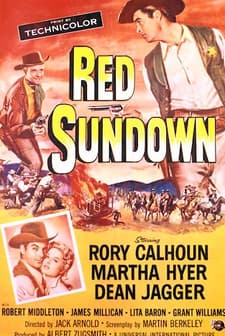 Red Sundown (1956) afişi