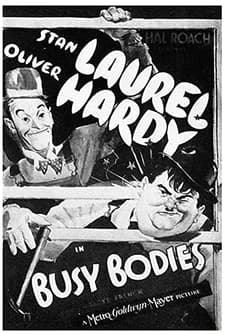 Busy Bodies (1933) afişi
