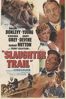 Slaughter Trail (1951) afişi