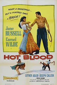 Hot Blood (1956) afişi