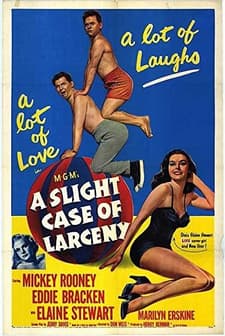 A Slight Case Of Larceny (1953) afişi