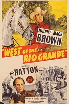 West Of The Rio Grande (1944) afişi