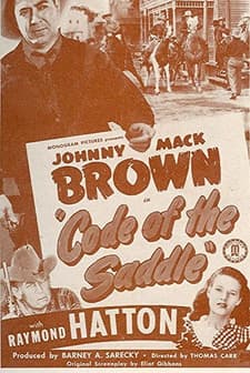 Code Of The Saddle (1947) afişi