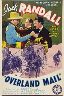 Overland Mail (1939) afişi