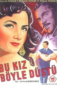 Bu Kız Böyle Düştü (1952) afişi