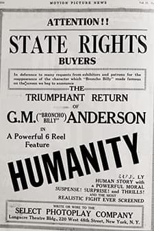 Humanity (1916) afişi