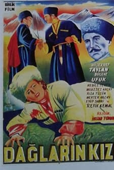 Dağların Kızı Ruhsar (1952) afişi