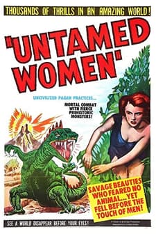 Untamed Women (1952) afişi