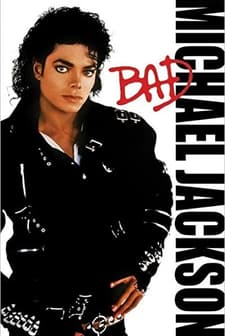Michael Jackson Bad (1987) afişi