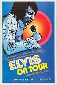 Elvis On Tour (1972) afişi