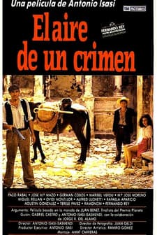 El aire de un crimen (1988) afişi