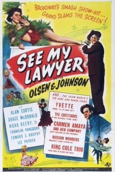 See My Lawyer (1945) afişi