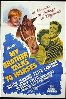 My Brother Talks To Horses (1947) afişi