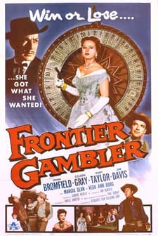 Frontier Gambler (1956) afişi