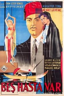 Beş Hasta Var (1956) afişi