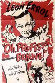 Oh, Professor, Behave (1946) afişi