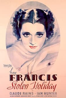 Stolen Holiday (1937) afişi