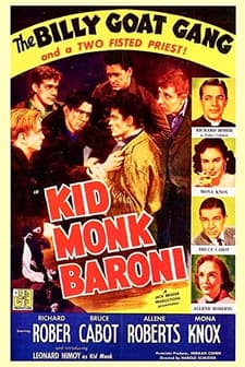 Kid Monk Baroni (1952) afişi