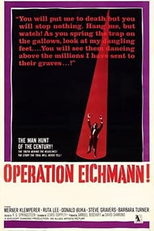 Operation Eichmann (1961) afişi