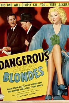Dangerous Blondes (1943) afişi