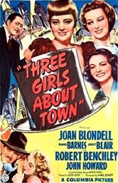 Three Girls About Town (1941) afişi