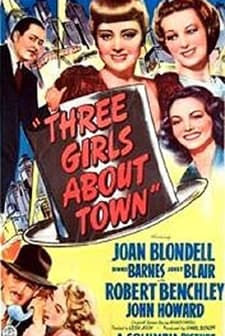Three Girls About Town (1941) afişi