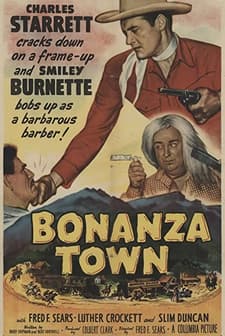 Bonanza Town (1951) afişi