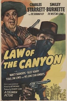 Law Of The Canyon (1947) afişi