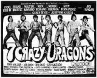 7 Crazy Uragons (1974) afişi