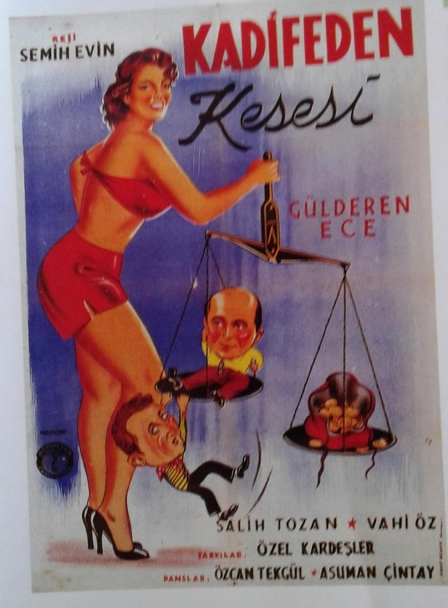 Kadifeden Kesesi (1956) afişi