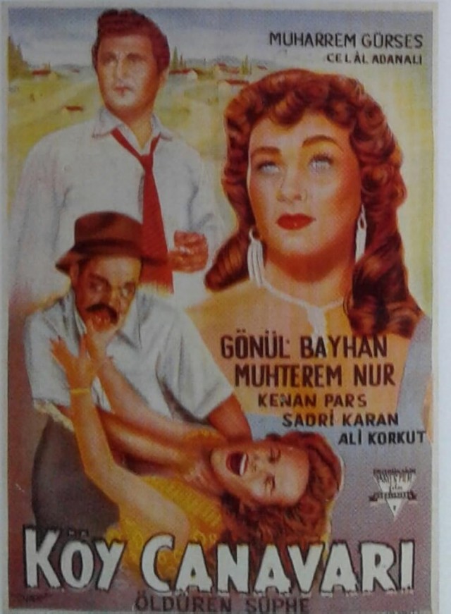 Köy Canavarı (1956) afişi