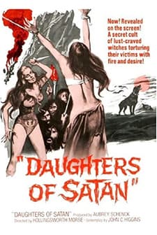 Daughters Of Satan (1972) afişi