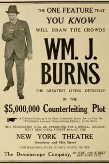 The $5,000,000 Counterfeiting Plot (1914) afişi