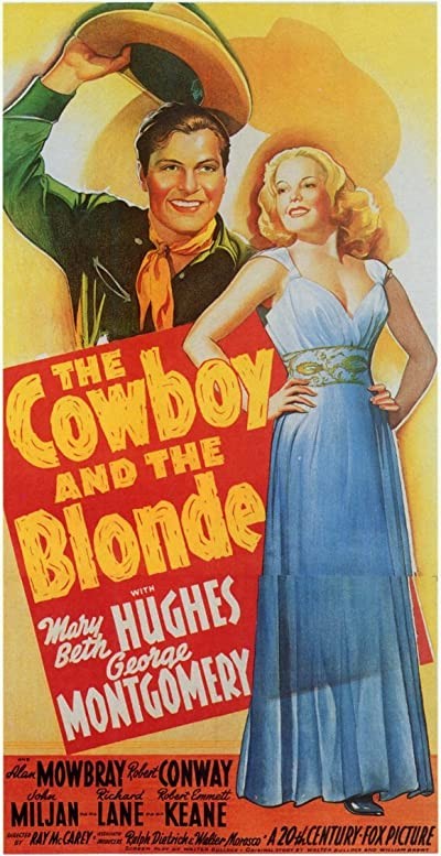 The Cowboy And The Blonde (1941) afişi